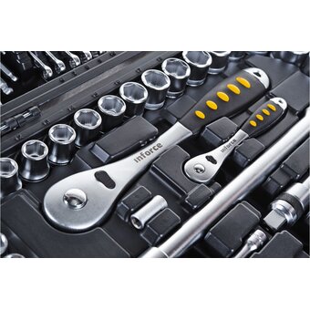  Набор инструментов Inforce 06-07-14 1/2" 1/4" 85 предметов 