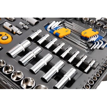  Набор инструментов KRAFT 1/2Dr и 1/4Dr 157 предметов KT 703020 