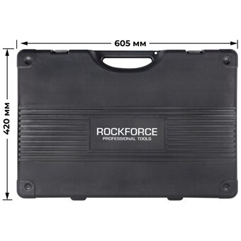  Набор инструмента RockForce RF-41282-5 1/2" 1/4"DR с 6-гранными головками 128 предметов 