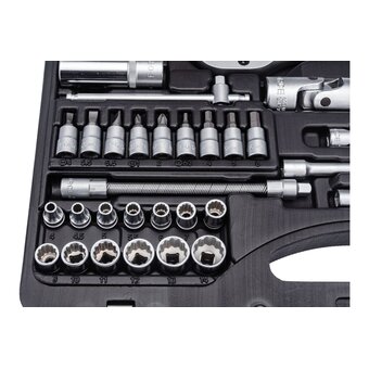  Набор инструмента Force 4821R-9 1/4, 1/2, 12-ти гран 82 предмета 
