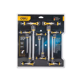  Набор шестигранных ключей DELI DL233208 (98339) с шаром 