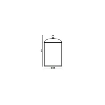  Ведро BAGNO RE 91651 Chrome 8л 