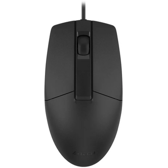  Мышь A4Tech OP-335S черный оптическая (1200dpi) silent USB (3but) 