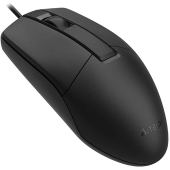  Мышь A4Tech OP-335S черный оптическая (1200dpi) silent USB (3but) 