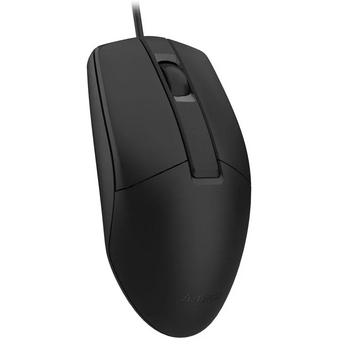  Мышь A4Tech OP-335S черный оптическая (1200dpi) silent USB (3but) 