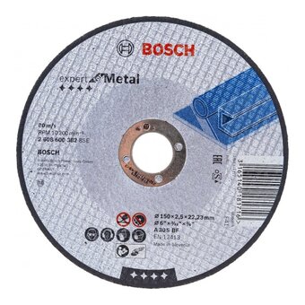  Диск абразивный BOSCH 2608600382 по металлу отрезной 150х22х2,5мм 