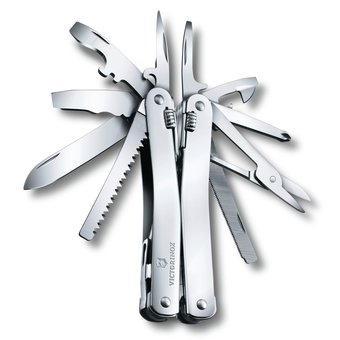  Мультитул Victorinox SwissTool Spirit X (3.0224.LB1) 105мм 26функций серебристый блистер 