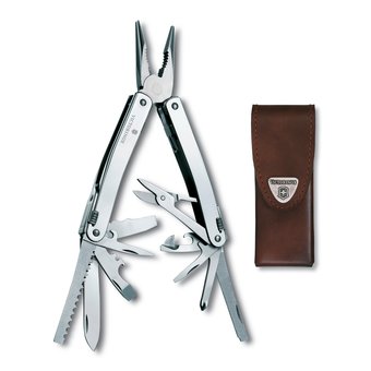  Мультитул Victorinox SwissTool Spirit X (3.0224.LB1) 105мм 26функций серебристый блистер 