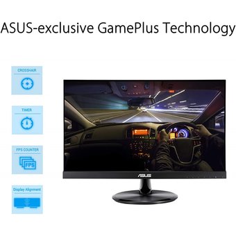  Монитор Asus VP229HE черный 