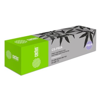  Тонер Картридж Cactus CS-P92A черный для Panasonic KX-MB263/KX-MB763/KX-MB773 (2000стр.) 