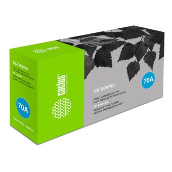  Тонер Картридж Cactus CS-Q7570A черный для HP M5025/M5035/M5035X/M5035XS (15000стр.) 