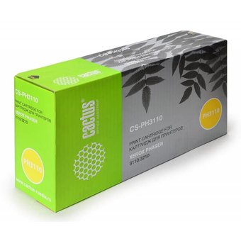  Тонер Картридж Cactus CS-PH3110 (109R00639) черный для Xerox 3110/3210 (1000стр.) 