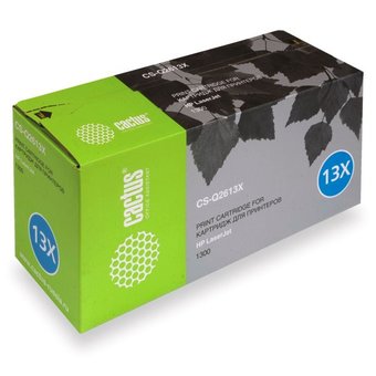  Тонер Картридж Cactus CS-Q2613X черный для HP 1300/1300N (4000стр.) 