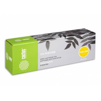  Тонер Картридж Cactus CS-PH6130B (106R01285) черный для Xerox 6130/6130n (2500стр.) 