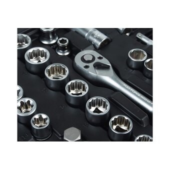  Набор инструмента RockForce RF-41723-5 1*4",3*8",1*2" "DR 6-гранный 4-32мм 172 предмета 