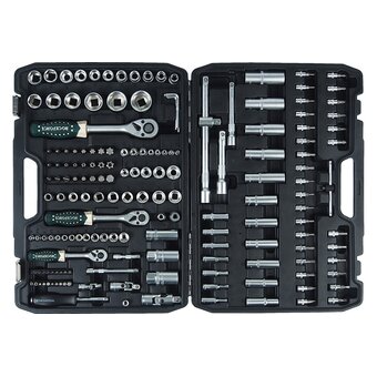  Набор инструмента RockForce RF-41723-5 1*4",3*8",1*2" "DR 6-гранный 4-32мм 172 предмета 