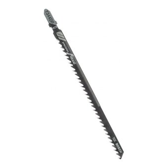  Пилки для лобзика BOSCH 2608633A36 T344DP по дереву, ДСП 126мм, грубый рез, HCS, 5шт блистер 