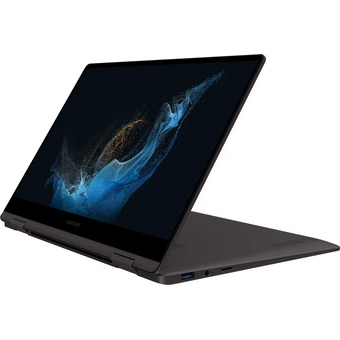  Ноутбук Samsung Galaxy Book 2 360 (NP730QED-KA2US) Core i5 1230U 8Gb SSD256Gb Intel UHD Graphics 13.3" AMOLED Touch FHD (1920x1080) Win11 H graphite 