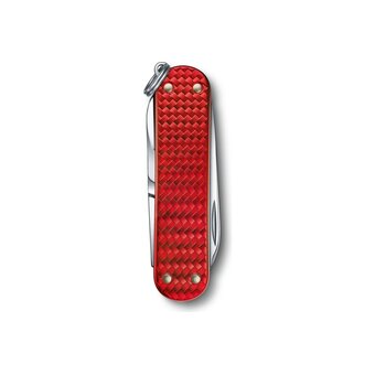  Нож перочинный Victorinox Classic Precious Alox (0.6221.401G) 58мм 5функц. красный 