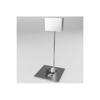  Унитаз напольный Чаша Генуя ООО Доминант (AISI 304) D-A4/02 с бочком 