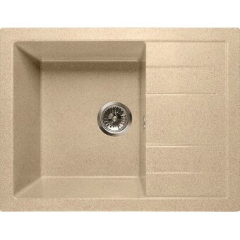  Мойка GranFest Quadro GF-Q-650L бежевый 