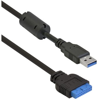  Планка USB на переднюю панель ExeGate U3H-621 EX283578RUS 3,5", 2*USB3.0+1*TypeC+1*SD+TF card, черная, металл, подсоединение к мат. плате 