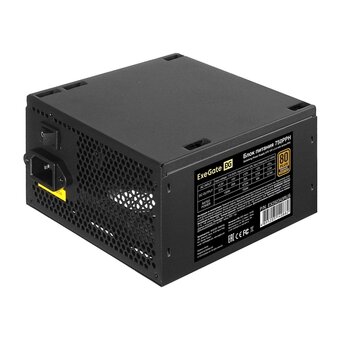  Блок питания Exegate 750PPH EX292343RUS 750W 80 Plus Bronze (ATX, APFC, КПД 85проц. (80 Plus Bronze), 12cm fan, 24pin, 2x(4+4)pin, 4xPCI-E) 