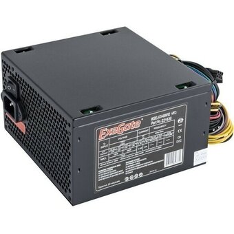  Блок питания Exegate 400NPXE EX221636RUS-PC 400W (ATX, PPFC, PC, 12cm fan, 24pin, 4pin, PCIe, 3xSATA, 2xIDE, black, кабель 220V в комплекте) 