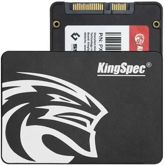  SSD KINGSPEC P4-120 120GB, 2.5" 7mm, SATA3, R/W 500/350MB/s, IOPs н.д./н.д., TBW 30 