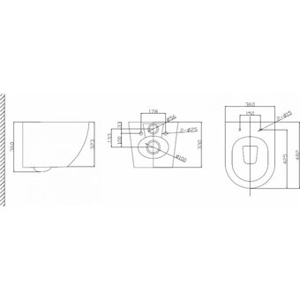  Унитаз подвесной BelBagno UNO BB3105CHR/SC безободковый с сиденьем Soft Close 