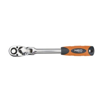  Ключ трещотка NEO Tools 08-519 1/2, 285 мм, корпус из стали CrV 