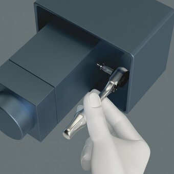  Ключ трещотка WERA 8001 A (WE-073230) Bit Ratchet 1/4" SB Retail clamp pack 