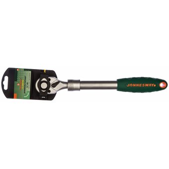  Рукоятка трещоточная Jonnesway R5104 (48666) телескопическая 1/2"DR, 72 зубца, 300-440 мм 