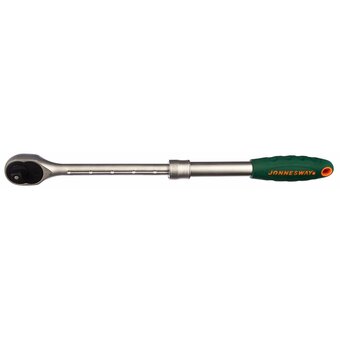 Рукоятка трещоточная Jonnesway R5104 (48666) телескопическая 1/2"DR, 72 зубца, 300-440 мм 