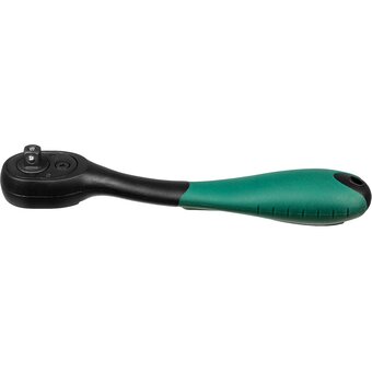  Ключ трещотка Kraftool Expert (27796-1/4 z02) для торцовых головок Сr-V сталь, 72 зубца, пластиковое покрытие, 1/4" 