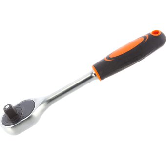  Трещотка AV Steel AV-528611 1/2 45 зуба 255мм с двухкомпонентной ручкой 