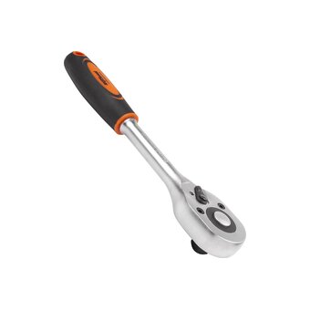  Трещотка AV Steel AV-528611 1/2 45 зуба 255мм с двухкомпонентной ручкой 