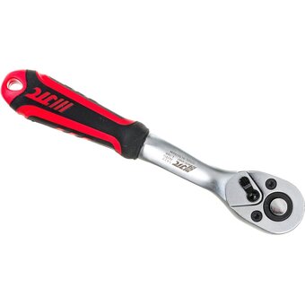  Ключ трещотка JTC 5422 1/4 72-зубцовая изогнутая, длина 147мм 