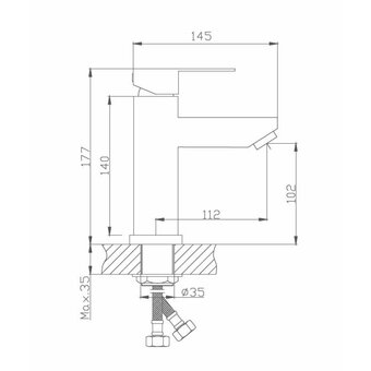  Смеситель для раковины Haiba HB10801 547803 