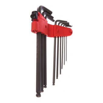  Набор ключей шестигранных WERA WE-022086 Г-образных 950 PKL/9 BM N Clip 9TLG/9 PCS 