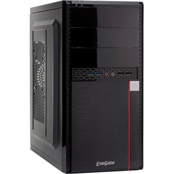  Корпус Exegate EX277439RUS MA-371X Black, mATX без БП 