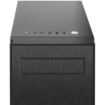  Корпус CHIEFTEC HAWK AL-02B-TG-OP без БП, боковая панель из закаленного стекла, черный, ATX 