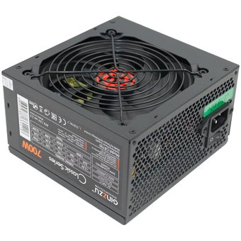  Блок питания Ginzzu 700W CB700 black ATX, 20+4 pin, 1x4+4 pin, 2x6+2 pin, 120mm fan, 6xSATA, кабель питания 