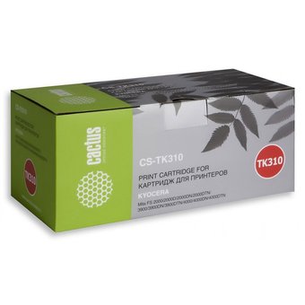  Тонер-картридж Cactus CS-TK310 для принтера Kyocera Mita FS 2000, черный, 12000 стр. (туба, 480 г.) 