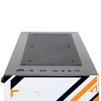  Корпус Mastero ASIIMOV (MST-GCM-01-AS), mATX, Mini-Tower, USB 3.0, черный, без БП 