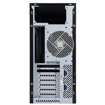  Корпус InWin PE689 Black (6141921) Midi Tower без БП USB3.0*2+A(HD)+fron fan 120mm*1+rear fan 120mm*1+ 2*2SATA+1*1SATA+Intrusion Switch 