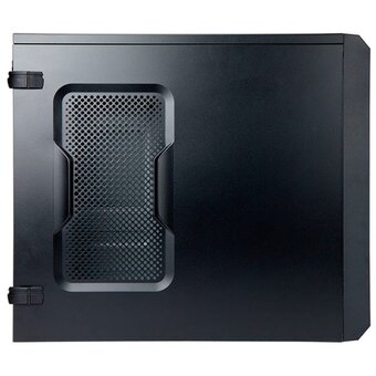  Корпус InWin PE689 Black (6141921) Midi Tower без БП USB3.0*2+A(HD)+fron fan 120mm*1+rear fan 120mm*1+ 2*2SATA+1*1SATA+Intrusion Switch 