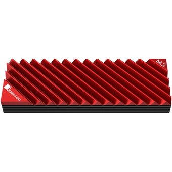 Радиатор для SSD JONSBO M.2-3, красный (CLDP_M_2-3 Red) M.2 2280 
