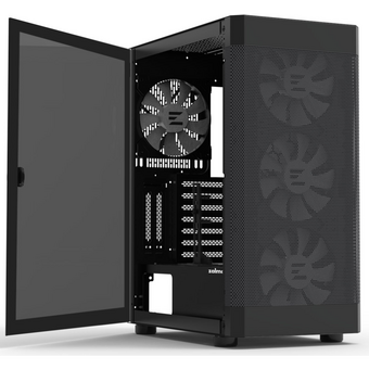  Корпус ZALMAN i4 TG, ATX, Black, Front Mesh, Window, 4x3.5", 2x2.5", 1xUSB2.0, 2xUSB3.0, Front 3x140mm FRGB, Rear 1x140mm FRGB 