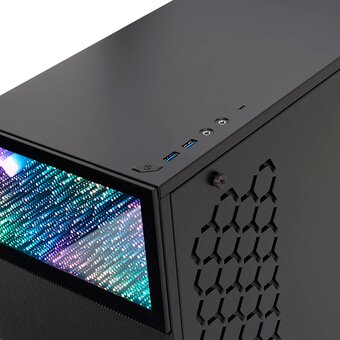  Корпус Inwin CIR719 (NEBULA) (6154342) черный без БП ATX 5x120mm 2xUSB3.0 audio 